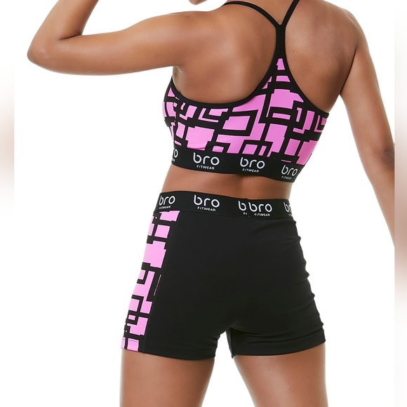 Top Venice Square Pink Sports Bra - Picture 3 of 8